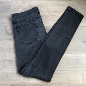 vince gray skinny jeans 28